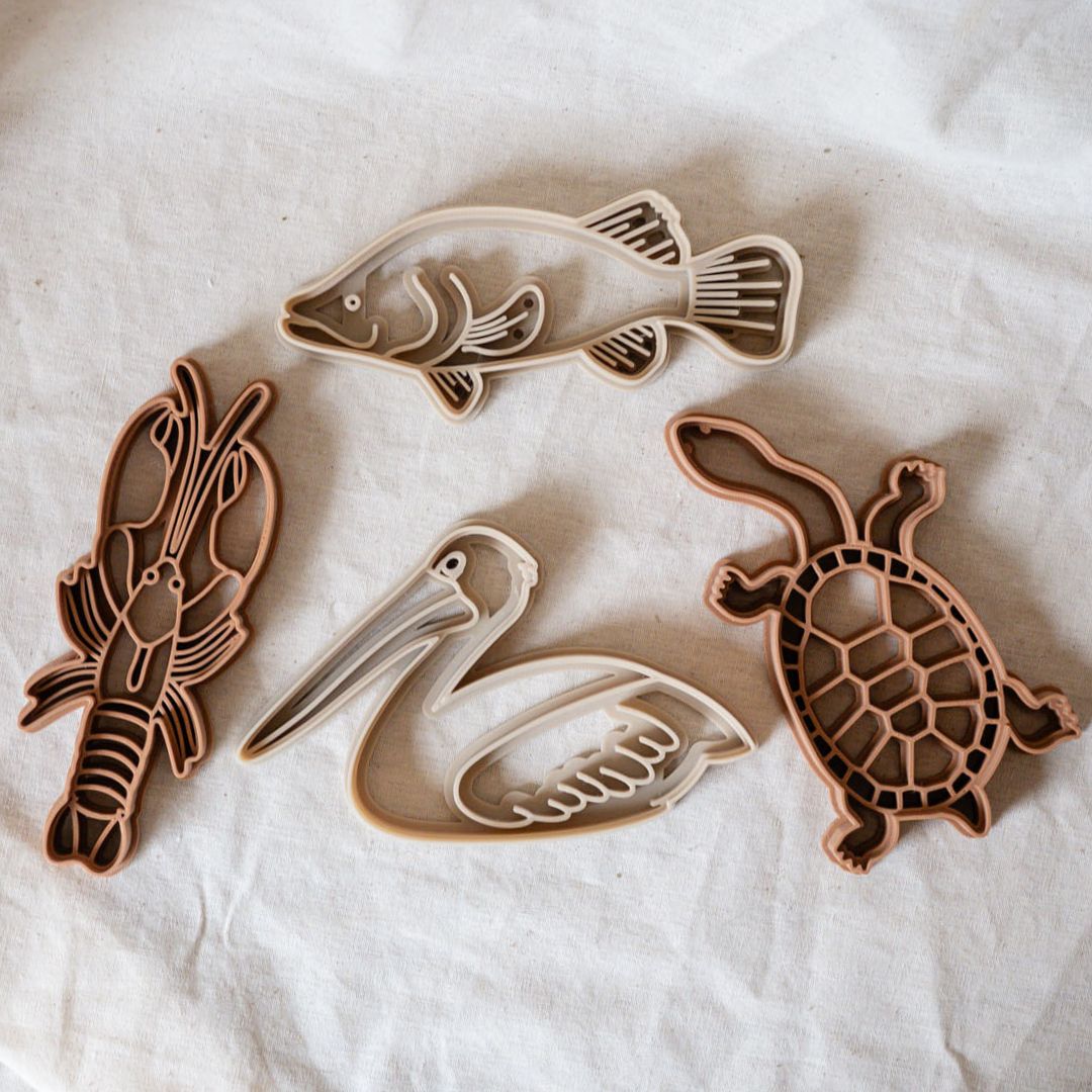 Murray River Animal Dough Cutters (4-pack)