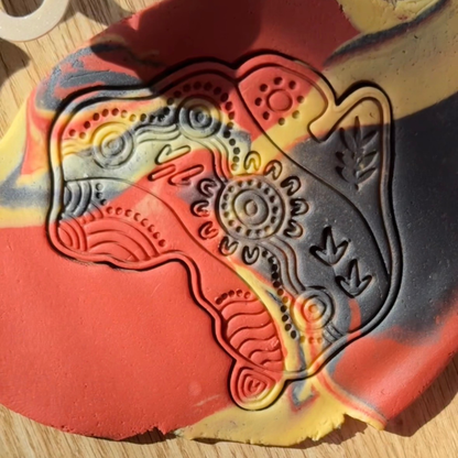 Aboriginal Australia Dough Cutter & Stamp