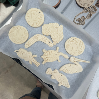 Aboriginal Australia Dough Cutter & Stamp