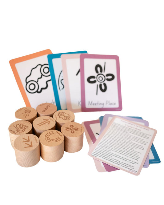 Japily Aboriginal Symbol Stamps & Flashcards