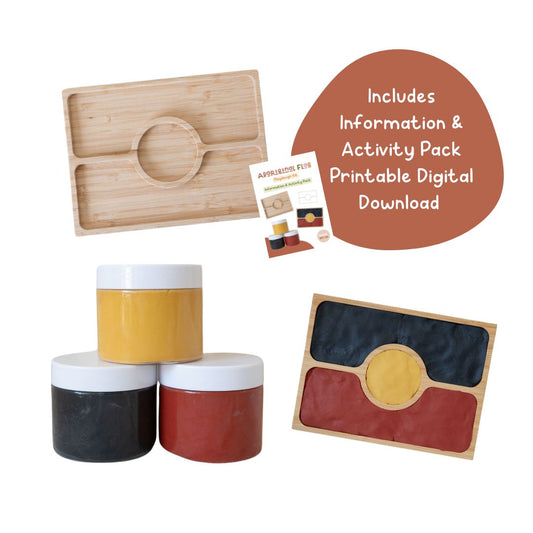 Aboriginal Flag Playdough Kit (Reconciliation Week Preorder)