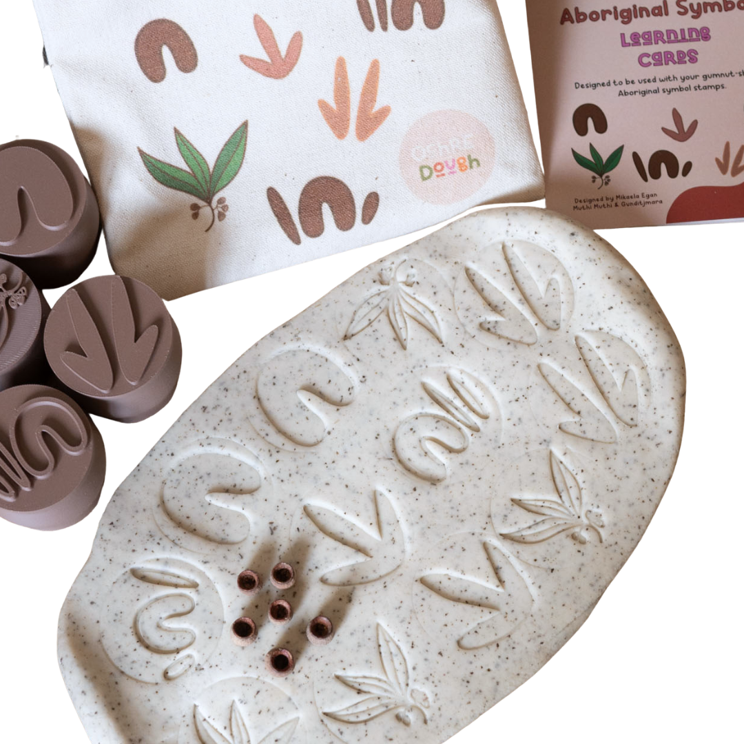 Aboriginal Symbol Playdough Stamps [SECONDS]
