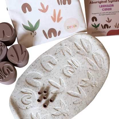 Aboriginal Symbol Playdough Stamps [SECONDS]