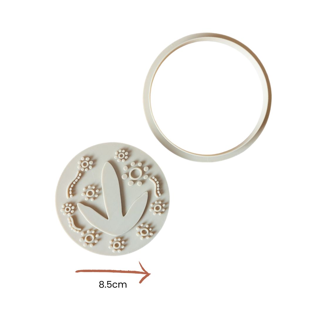 Kangaroo Track + Emu in The Sky Cutter & Stamp (2-pack) [SECONDS]