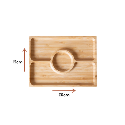 Aboriginal Flag Bamboo Sensory Tray