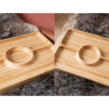 Aboriginal Flag Bamboo Sensory Tray
