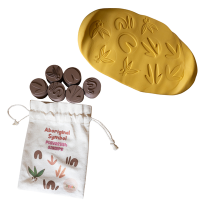 Aboriginal Symbol Playdough Stamps [SECONDS]