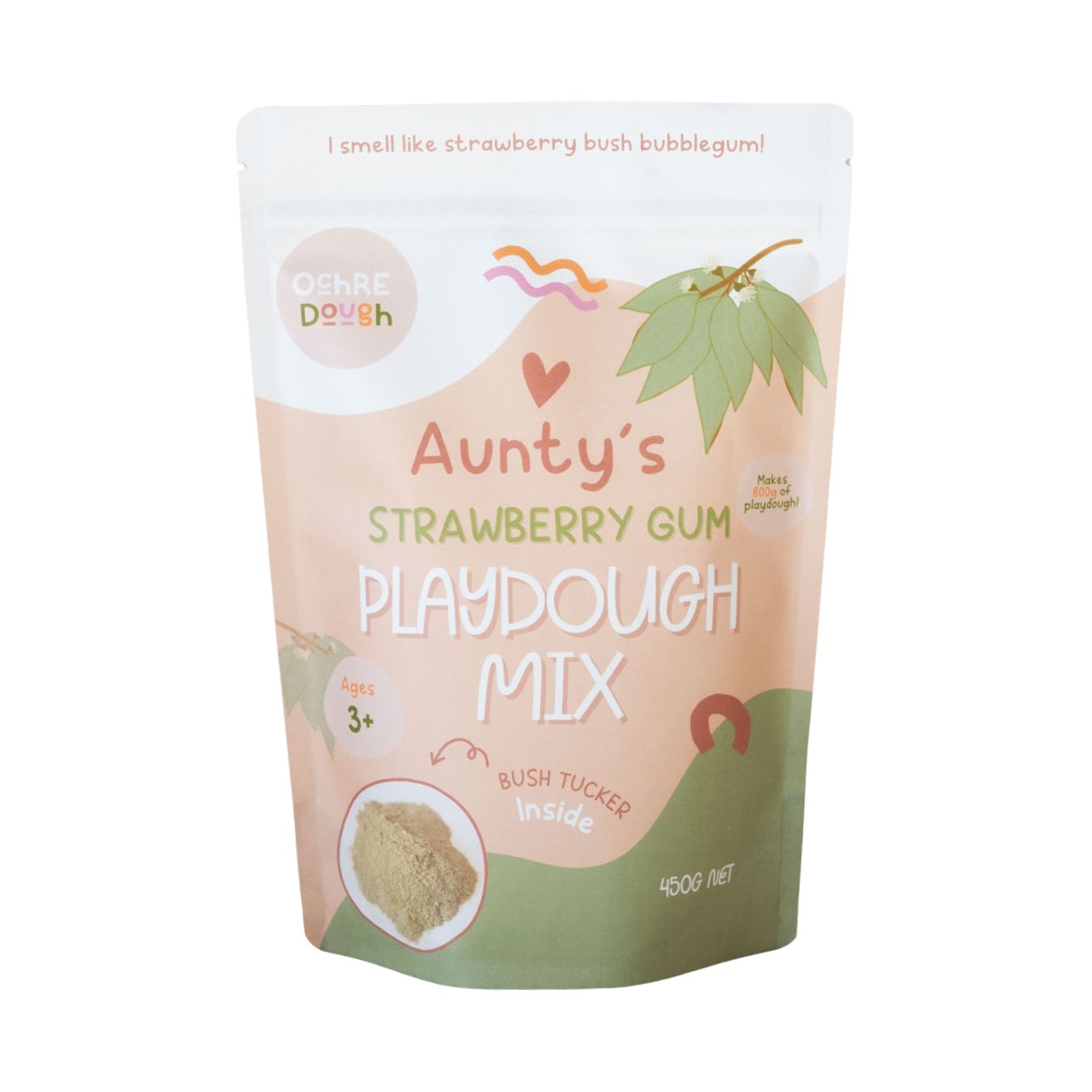 Strawberry Gum Playdough Mix