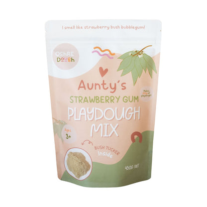 Strawberry Gum Playdough Mix