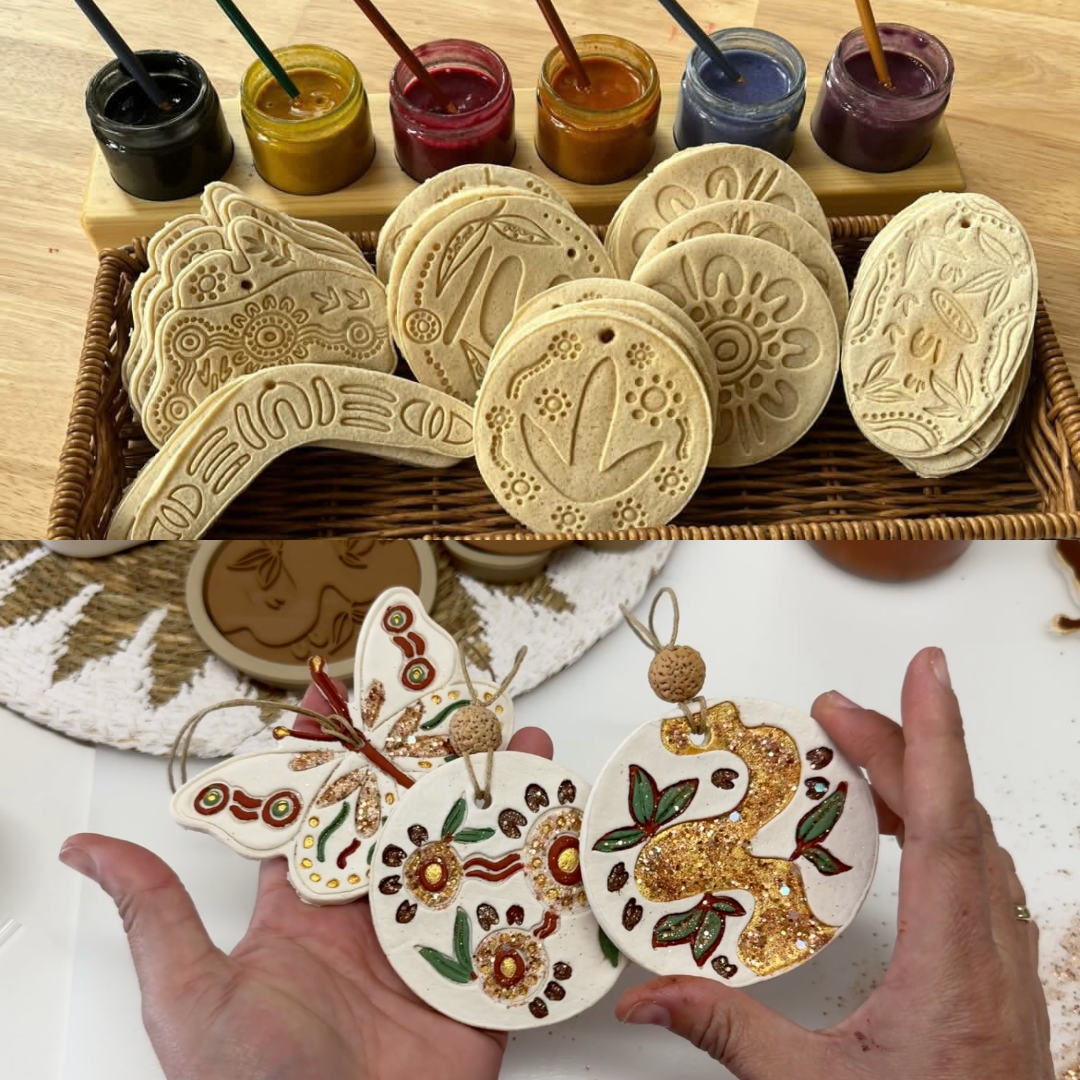 Aboriginal Design Circle Cutter & Stamp Bundle (8 Designs)