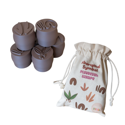 Aboriginal Symbol Playdough Stamps