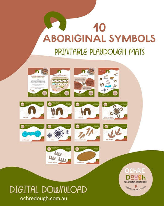 Aboriginal Symbol Playdough Mats (Digital Download)