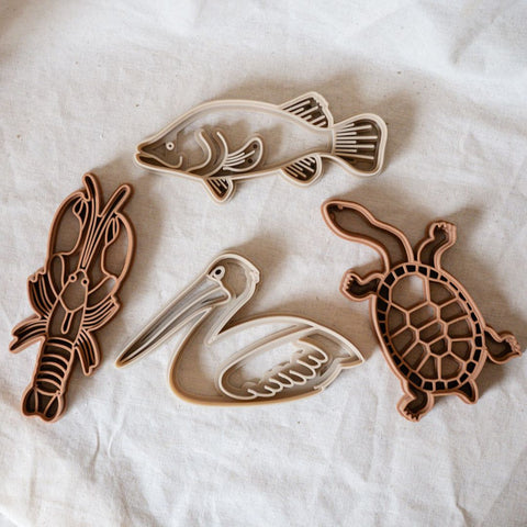 Murray River Animal Dough Cutters (4-pack)