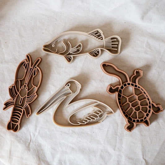 Murray River Animal Dough Cutters (4-pack)