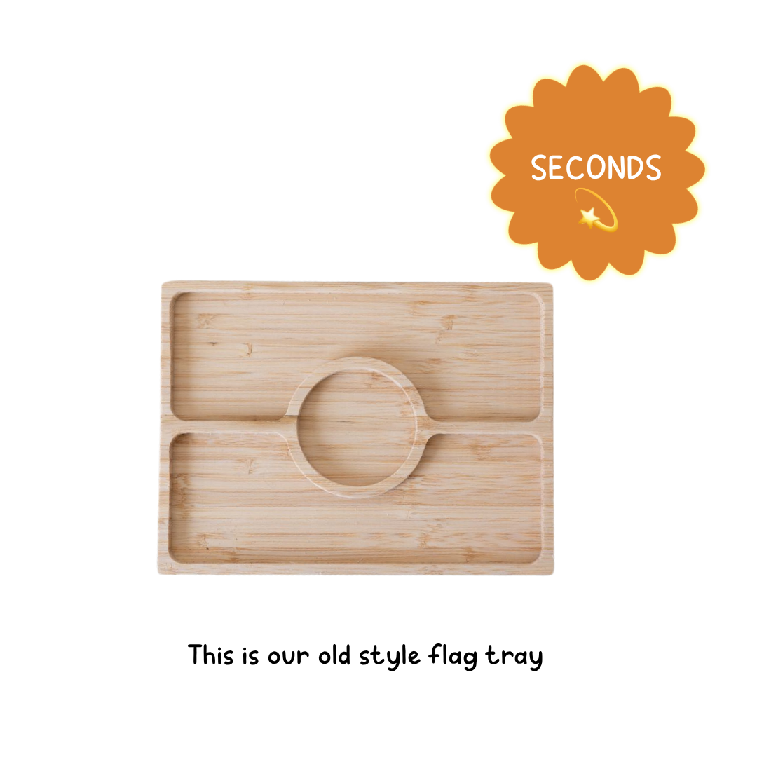 Aboriginal Flag Bamboo Sensory Tray [SECONDS]