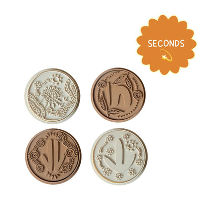 Aboriginal Design Circle Cutters & Stamps (4-pack) [SECONDS]