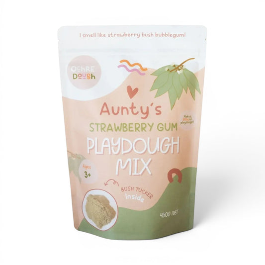Strawberry Gum Playdough Mix